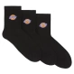 Dickies Valley Grove Mid 3-Pack Socks - Black