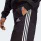 Adidas Essentials Single Jersey 3-Stripes Shorts - Black / White