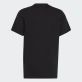 Adidas Essentials Small Logo Cotton T-Shirt - Black