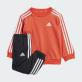 Adidas Sportswear 3 Stripes Joggers - Bright Red/White