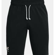 Under Armour Men's Rival Terry Shorts - Black/ Onyx White