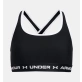 Under Armour  Crossback Girl's Sports Bra Polyester Regular Fit - Black / White