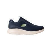 Skechers Mesh Stretch Lace Slip-On W/ Air-Cooled Memory Foam - Navy