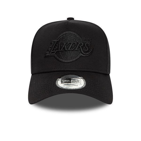 New Era LA Lakers NBA Seasonal E-Frame Trucker Cap - Black