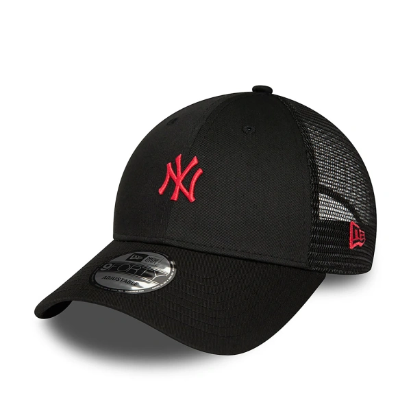 New Era New York Yankees Home Field Black 9FORTY Trucker Cap - Black