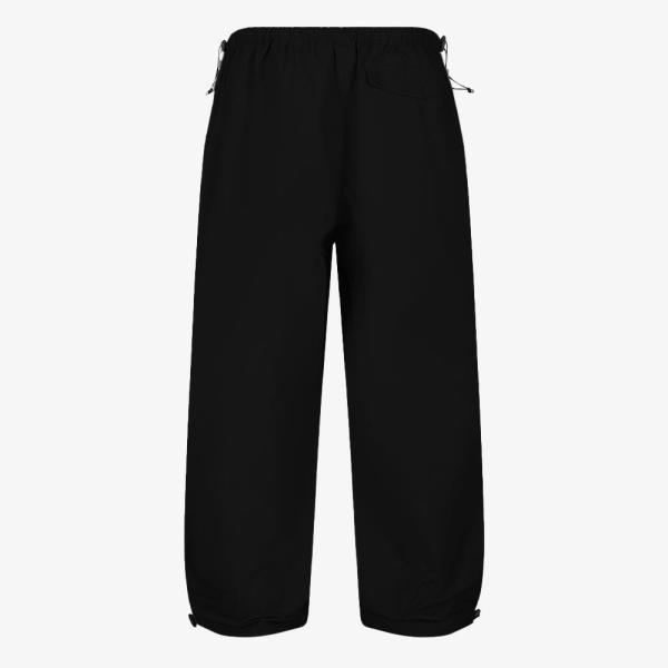 Karl Kani Woven Retro Washed Parachute Pants Unisex Παντελόνι Cotton Loose Fit - Black