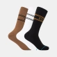 Stance Basic 3 Pack Crew Socks Ανδρικές Κάλτσες Cotton/Polyester/Elastane/Nylon - Gold