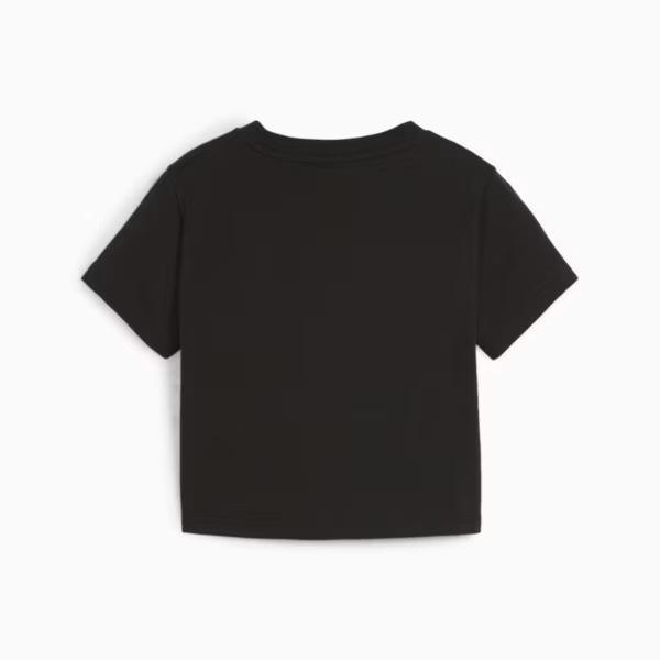 Puma Dare To Baby Tee Γυναικεία Κοντομάνικη Μπλούζα Polyester/Cotton Slim Fit - Black