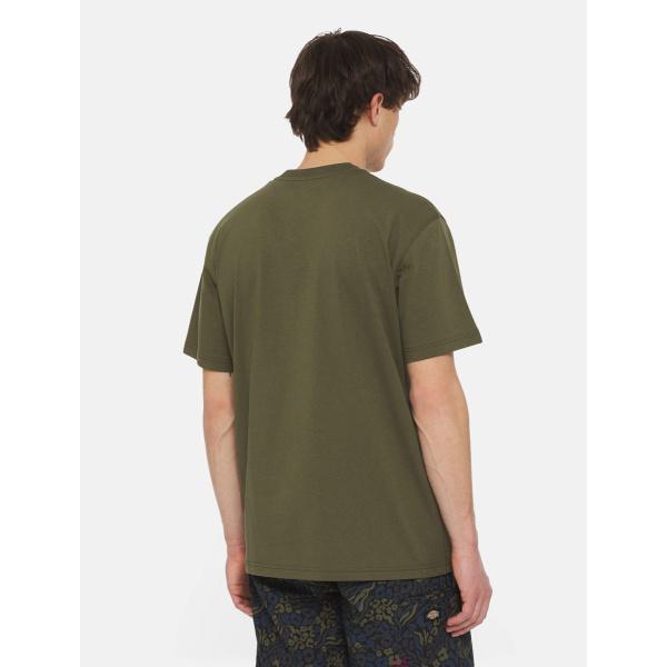 Dickies Summerdale Ανδρική Κοντομάνικη Μπλούζα Cotton Relaxed Fit - Military Green