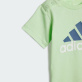 Adidas Essentials Tee And Shorts Set Παιδικό Σετ Φόρμας Organic Cotton Regular Fit - Semi Green Spark/Preloved Ink