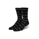 Huf Fuck It Socks Unisex Κάλτσες Cotton/Polyester One size - Black