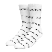 Huf Fuck It Socks Unisex Κάλτσες Cotton/Polyester One size - White