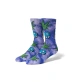 Huf Green Buddy Myshroom Tie Dye Socks Unisex Κάλτσες Cotton/Polyester/Spandex - Purple