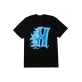 Huf Heat Wave T-Shirt Ανδρική Κοντομάνικη Μπλούζα Cotton Regular Fit - Black