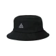 Huf Set Triple Triangle Bucket Hat Unisex Καπέλο Cotton - Black