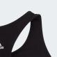 Adidas Essentials Linear Logo Bra Παιδικό Μπουστάκι Cotton/Elastane Tight Fit - Black/White