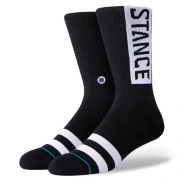 Stance OG Crew Socks Unisex Κάλτσες Cotton/Polyester/Elastane/Nylon - Black