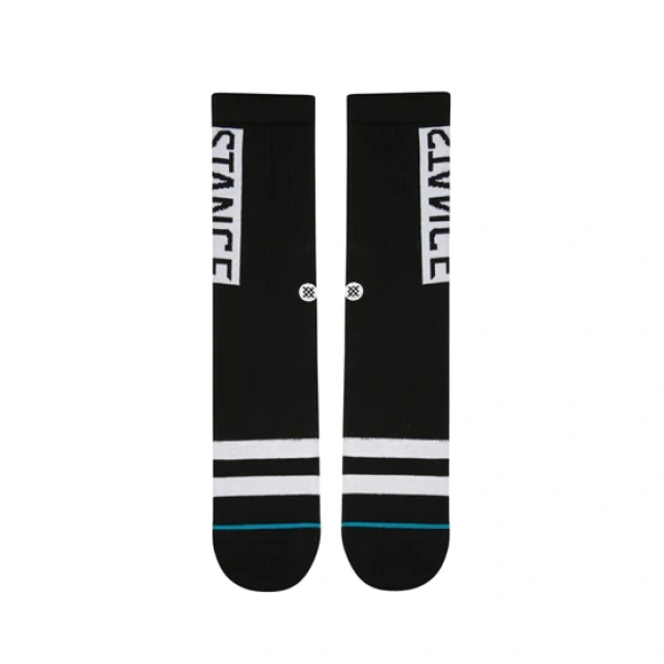 Stance OG Crew Socks Unisex Κάλτσες Cotton/Polyester/Elastane/Nylon - Black