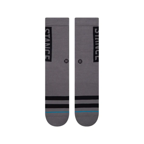 Stance OG Crew Socks Ανδρικές Κάλτσες Cotton/Polyester/Elastane/Nylon - Graphite
