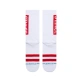 Stance OG Crew Socks Ανδρικές Κάλτσες Cotton/Polyester/Elastane/Nylon - White/Red