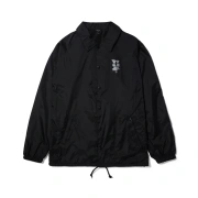 Huf Megablast Coaches Jacket Ανδρικό Αντιανεμικό Nylon/Poly Regular Fit - Black