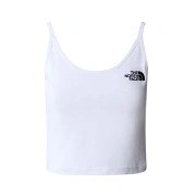 The North Face Cropped Tank Top Γυναικεία Αμάνικη Μπλούζα Cotton Regular Fit - White