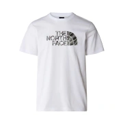 The North Face Easy Tee - White/ Black Beta Flash Print