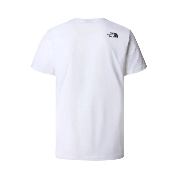 The North Face Never Stop Exploring T-Shirt Ανδρική Κοντομάνικη Μπλούζα Cotton Regular Fit - White