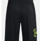Under Armour Tech Graphic Shorts Ανδρική Βερμούδα Polyester Loose Fit - Black / High Vis Yellow
