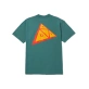 Huf Skewed Triple Triangle T-Shirt Ανδρική Κοντομάνικη Μπλούζα Cotton Regular Fit - Sage