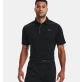 Under Armour Tech™ Polo Ανδρική Κοντομάνικη Μπλούζα Polyester Loose Fit - Black/Graphite