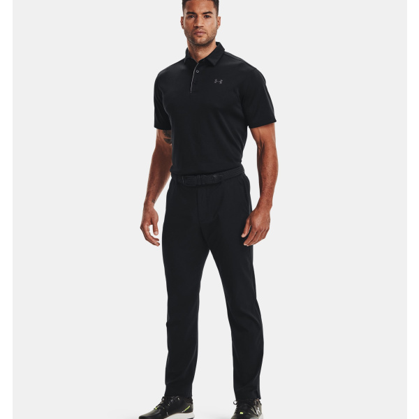 Under Armour Tech™ Polo Ανδρική Κοντομάνικη Μπλούζα Polyester Loose Fit - Black/Graphite