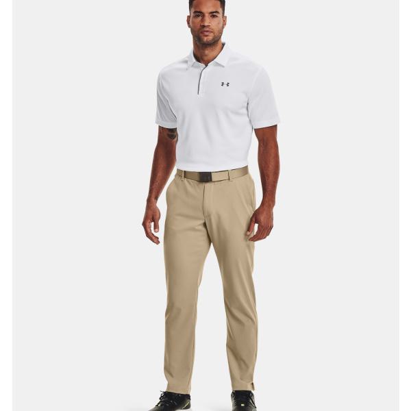 Under Armour Tech™ Polo Ανδρική Κοντομάνικη Μπλούζα Polyester Loose Fit - White / Graphite