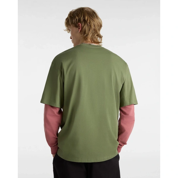 Vans Sport Ανδρική Κοντομάνικη Μπλούζα Cotton Loose Fit - Green