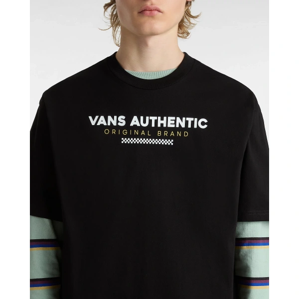 Vans Sport Ανδρική Κοντομάνικη Μπλούζα Cotton Loose Fit - Black