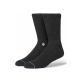 Stance Iconic Crew Socks Unisex Κάλτσες Cotton/Polyester/Nylon/Elastane - Black/White