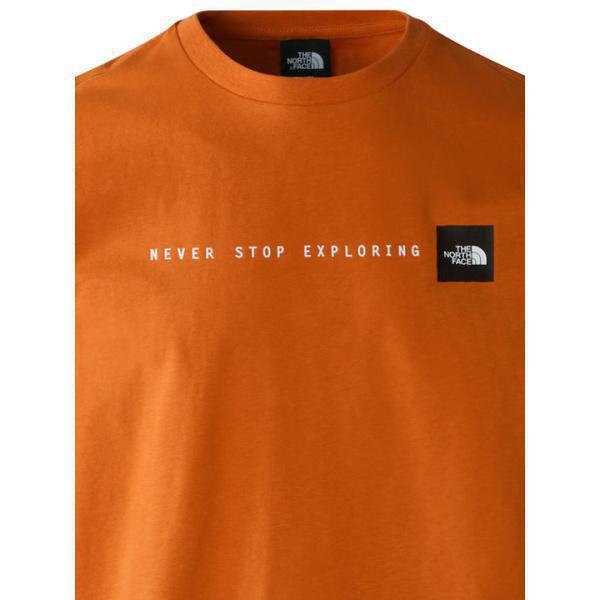 The North Face Men's S/S Never Stop Exploring Tee - Orange