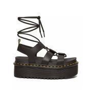 Dr Martens  Nartilla XL Athena Leather Platform Sandals Γυναικεία - Black