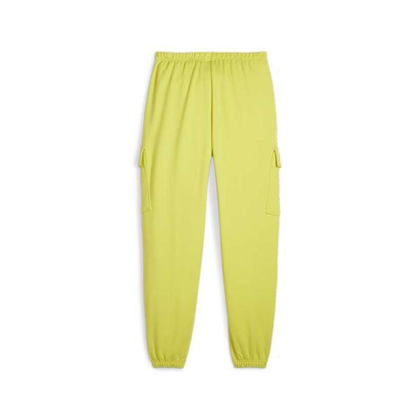Puma Dare To Relaxed Sweatpants Γυναικείο Παντελόνι Φόρμας Cotton Relaxed Fit - Lime Sheen