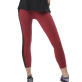 Body Action Women's Athletic Ankle Leggings Γυναικείο Κολάν Polyester/Elastane Regular Fit - Anemone Maroon