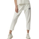 Body Action Women's Tech Fleece Cropped Track Pant Γυναικείο Παντελόνι Φόρμας Rec Polyester/Viscose/Spandex - Star White