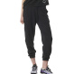 Body Action Women's High Waist Pants Γυναικείο Παντελόνι Cotton/Rec Polyester Standard Fit - Black
