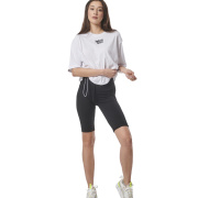 Body Action Women's Cycling Shorts Γυναικείο Ποδηλατικό Κολάν Polyester/Elastane Regular Fit - Black