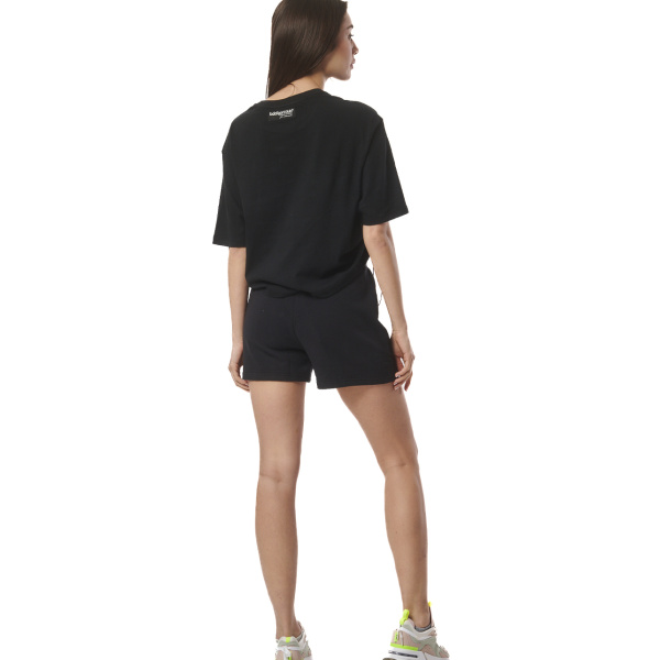 Body Action Women's Athletic Shorts Γυναικείο Σορτσάκι Cotton/Polyester Relaxed Fit - Black