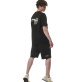 Body Action Men's Tech Fleece Lifestyle Bermouda Ανδρική Βερμούδα Rec Polyester/Viscose/Spandex Relaxed Fit - Black