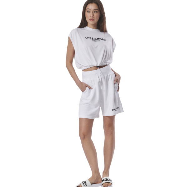 Body Action Women's Yoga Training Tank Top Γυναικεία Αμάνικη Μπλούζα Polyester/Viscose/Elastane Regular Fit - White