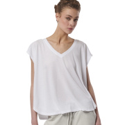 Body Action Women's Natural Dye Oversized Tank Top Γυναικεία Αμάνικη Μπλούζα Cotton/Modal Relaxed Fit - White