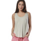 Body Action Women's Natural Dye Tank Top Γυναικεία Αμάνικη Μπλούζα  Cotton/Modal Standard Fit - Quiet Grey