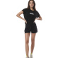 Body Action Women's Relaxed Fit T-Shirt Γυναικεία Κοντομάνικη Μπλούζα Cotton/Rec Polyester Relaxed Fit - Black