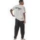 Body Action Men's Oversized Lifestyle T-Shirt Ανδρική Κοντομάνικη Μπλούζα Rec Polyester/Cotton Oversized Fit - Star White